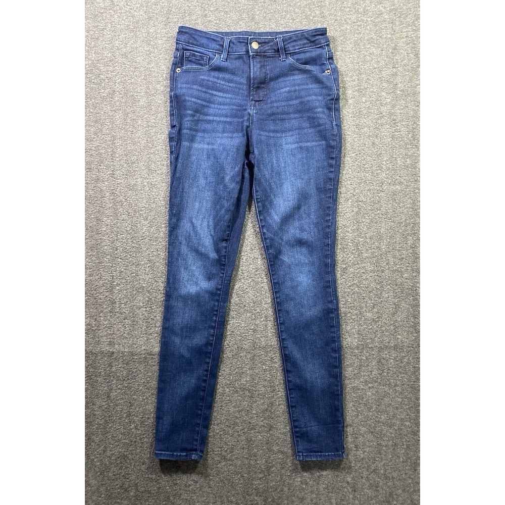 Old Navy Rockstar Skinny High Rise Jeans Women's Blue Dark Wash Size 6